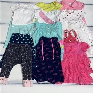 6 mo. Spring/Summer Girl's 12 pc bundle
